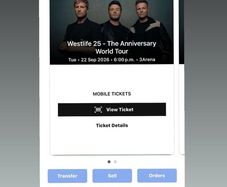 X2 seated westlife tickets 22 sept originally 230e