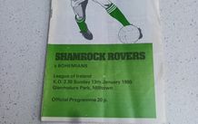 Shamrock Rovers v Bohemians 34 Programmes