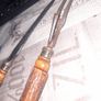 Beautiful Victorian Sheffield Hallmarked Carving Set with Ankler handles Image 6
