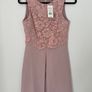 NEW WITH TAGS Pink lace miss selfridge dress size 8 Image 2