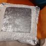 Silver Decorative Cushion Image 4