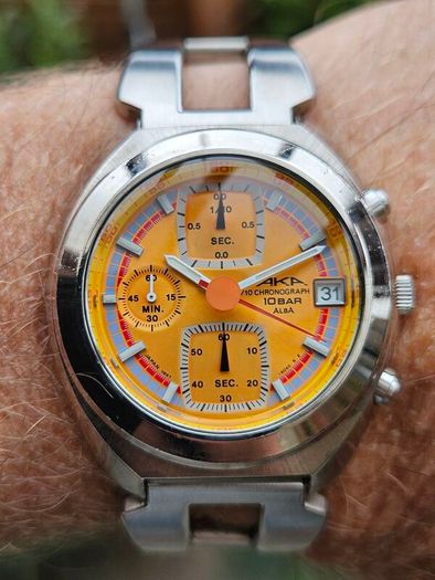 Watch Seiko AKA Chronograph.