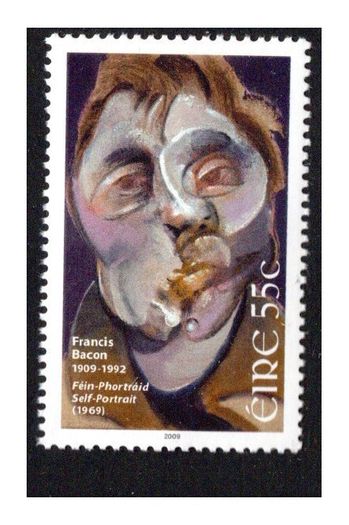 2009 Ireland The 100th Anniversary of the Birth of Francis Bacon, 1909-1992 Commemorative Stamp Mint Never Hinged (MNH)