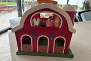 barn farm toy with animals