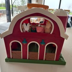 barn farm toy with animals