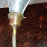Mid century metal goose neck lamp Image 2