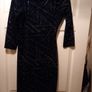 Navy sequenced dress Image 2