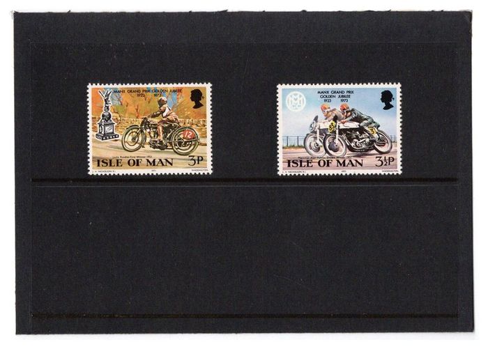 1973 Isle of Man Golden Jubilee Manx Grand Prix 1923-1973 Commemorative Stamp Presentation Pack