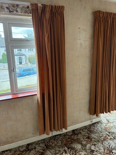 Orange Curtains