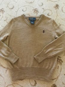 Beige Ralph Lauren 100% Wool jumper