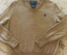 Beige Ralph Lauren 100% Wool jumper