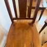 X4 wooden dining chairs Image 3