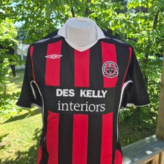 Bohemian FC matchworn shirt 2008 Mark Rossiiter Intertoto Cup.