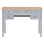 Writing Desk Grey 109.5x45x77.5 cm Wood Image 7