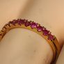 18k Vermeil Sterling Silver Ruby Ring Image 9