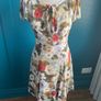 Floral midi tea dress. Size 8 Image 2