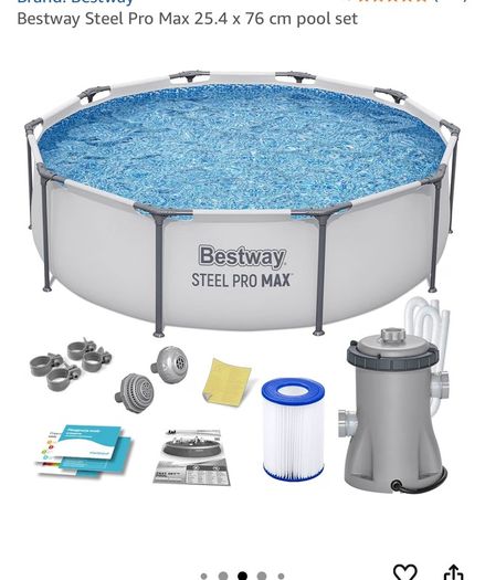 Bestway Steelpro Max 10ft pool & filter pump