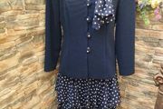 Vintage 80s 90s Joseph Ribkoff Creations 3 piece skirt suit size 10 Postage included