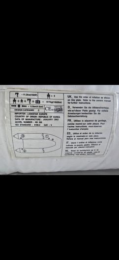 inflatable boat with outboard