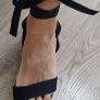 ASOS Black strappy cork platform sandals Sz 41 (Fit 8UK) Image 2
