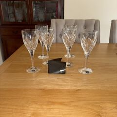 John Rocha Signature Waterford Crystal Set of 6 White Wine Glasses