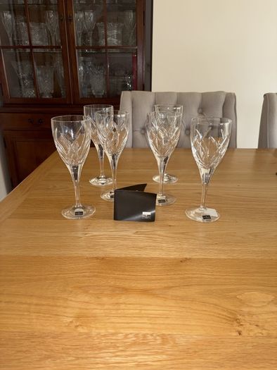 John Rocha Signature Waterford Crystal Set of 6 White Wine Glasses