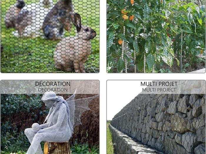 Chicken Wire Mesh Roll, PVC Coated Hexagonal Wire Mesh Fencing, Wire Poultry Netting, 1m x 25m, Hole Size: 25mm, Green (FREE POSTAGE)