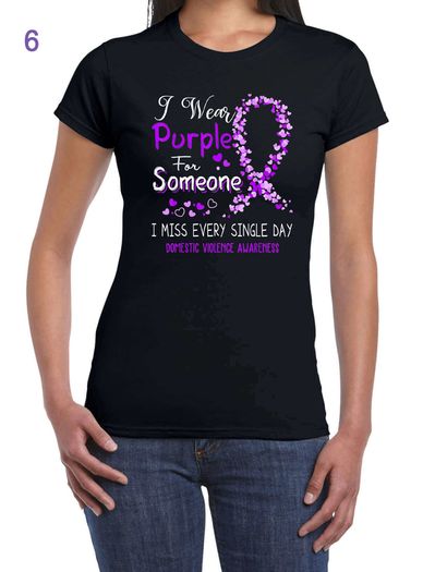 Domestic Violence Awareness T-Shirt Woman