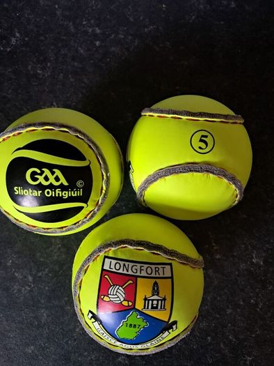 3 X Longford Sliotars Hurling
