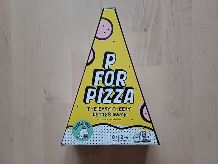 P For Pizza Family Word Puzzle Card Game 2020