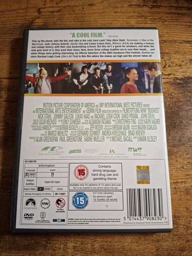 "Bookies" (2003) DVD - free standard postage
