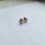 Sterling silver dog paws stud earrings Image 4