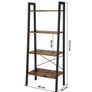 New 4 Tier Ladder Shelf Unit Bookcase Rack - FREE P&P Image 8