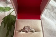 silver cz ring