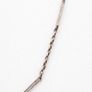 Vintage 925 Sterling Silver Bar Link Station Chain Image 5