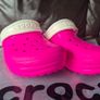 Authentic Pink Fluffy Crocs Image 2