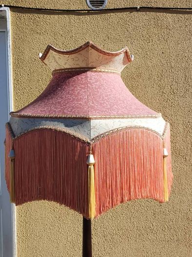 1940/50s Mahogany Floor Lamp