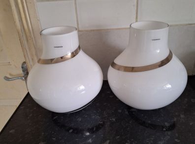 Two lovely handmade vases