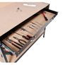 Solid stand Workbench  steel toolbox Storage Pegboard Drawer Table Image 5