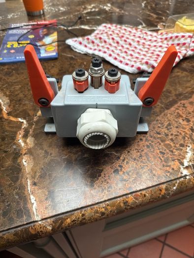 Blum Ecodrill modified with hoover attachment