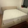 Premium Super King Size Bed & Ottoman Storage Base | Like New | Elegant & Stylish Design Image 3
