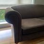 3 Seater Sofa Brown-Grey Image 3