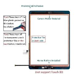 Replacement Touch Screen Digitizer For Apple iPad 10.2" 9th Gen 2021 - White