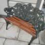 "Coalbrookdale" garden bench Image 3