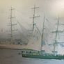 Print Commemorating Cutty Sark Tall Ships Race Visit to Cork July 1991 Image 4