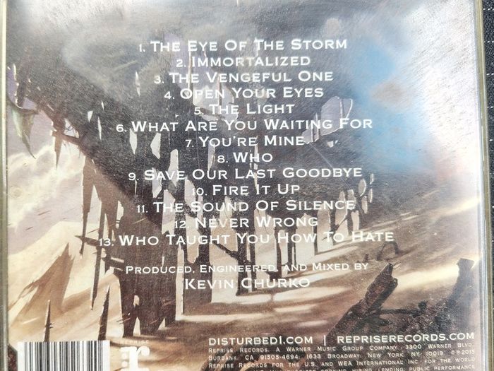 Disturbed - Immortalized CD (2015) Nu Metal EX+