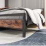 King Size Bed Frame with Wood Headboard,Heavy Duty Metal Platform Bed Frame King Size with Storage No Box Spring Needed,Mattress Base/Strong Steel Slats Support/Noise-Free Image 5