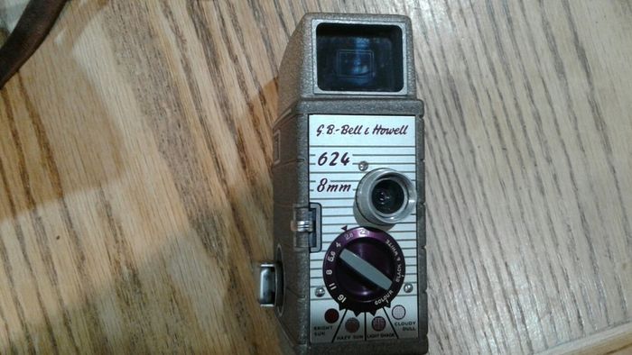 Bell and Howell movie camera