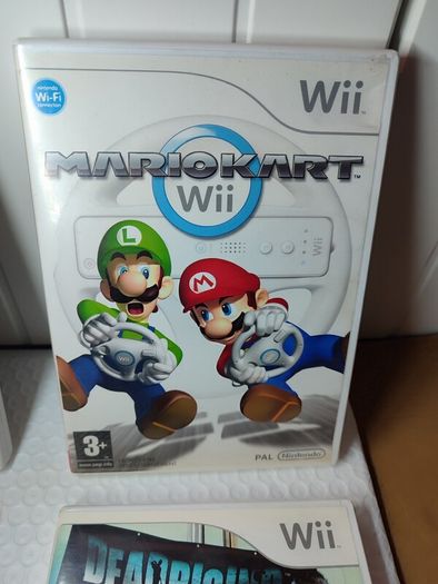 Wii Games The Simpsons Mario kart Super Mario Galaxy Wii Sports Resort Dead rising Mario Sonic Olympics