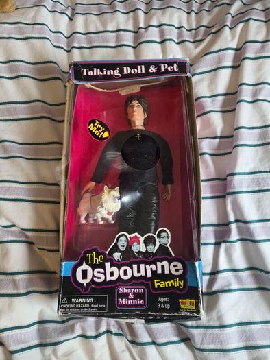Vintage 2002 The Osbourne Family Talking Doll - Sharon & Minnie (Fun-4-All)